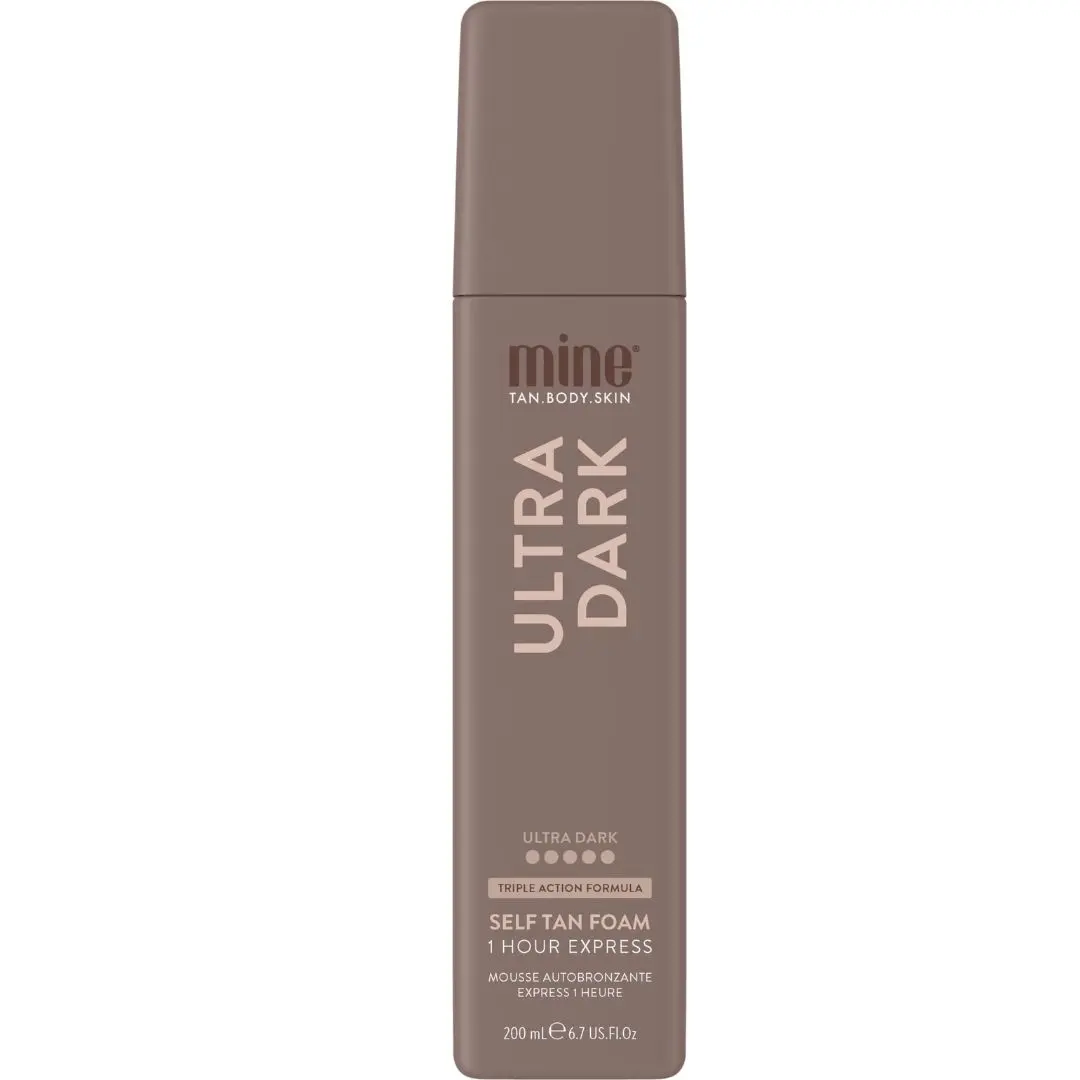 MineTan Ultra Dark Self Tan Foam, Lightweight & Hydrating 1-Hour Express Self-Tanner, Long Lasting Moisturizer with Bronzers for Face & Body, Coconut Scent, 6.7 fl oz, Body Care, Sunless Tanning, Normal