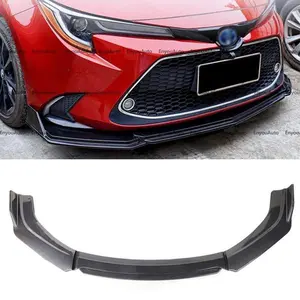 For Toyota Corolla UNIVERSAL Front Bumper Lip Spoiler Splitter Carbon Fiber