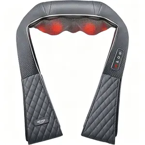 ALLJOY Cordless Neck & Back Massager, Rechargeable Shiatsu Shoulder Massager with Heat, Deep Tissue Pain Relief for Neck, Back & Shoulder, Portable Relaxation Gifts for Men & Women