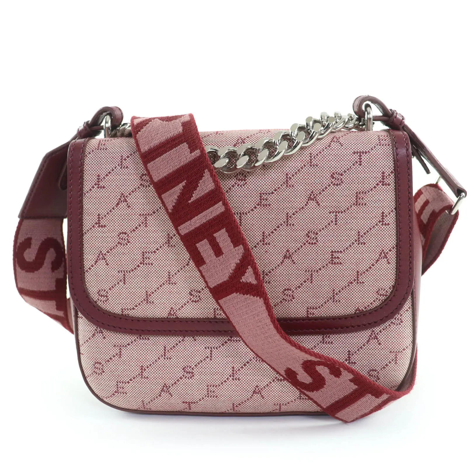 Pre-owned Stella McCartney Canvas Shoulder Bags Monogram Shoulder Bag