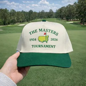 The Masters Tournament Embroidered Golf Cap, Vintage Sport Hat