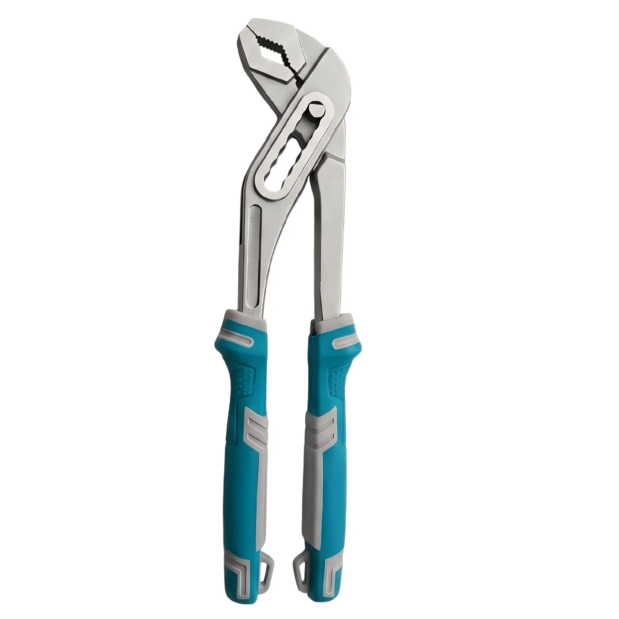 Heavy Duty Adjustable Water Pump Pliers, 7 Gear Multi Size Serrated Jaw Pliers, Anti-Slip Ergonomic Rubber Grip, Forged Steel Pipe Wrench for Water Pipe Nut Bolt Household Automotive Repair