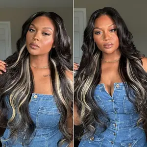 【LIVE】Luvme All-Day Comfort™ Wig Halloween Platinum Blonde Highlight Loose Body Wave Glueless 7x6 Closure HD Lace Wig Pre-Cut Lace Wig