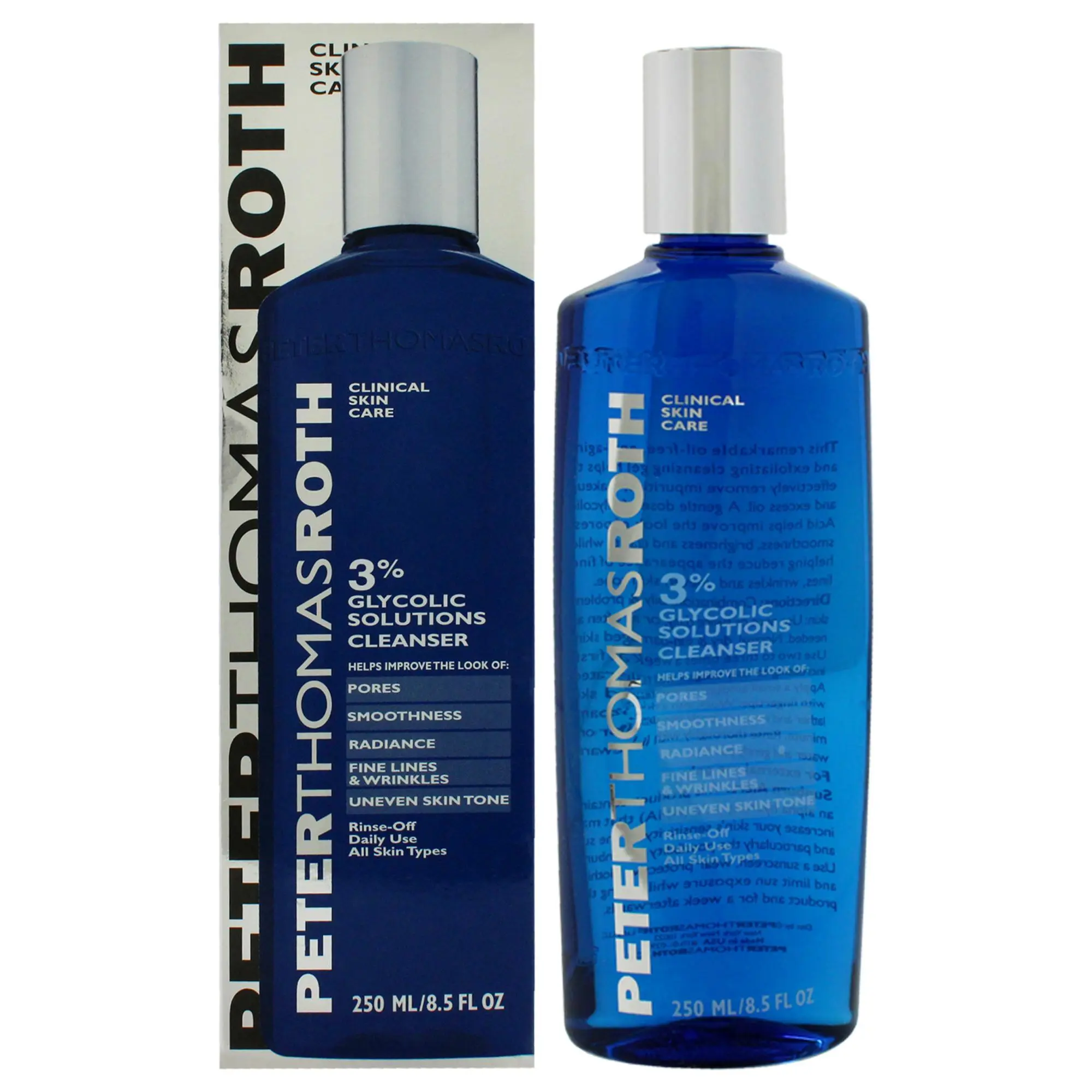 Peter Thomas Roth Unisex 3% Glycolic Acid Facial Cleanser (Tester) - 8.5 fl oz, Cleansing Formula for Apply Face Use