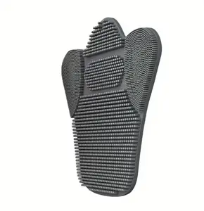 Large Wall-Mounted Silicone Back Scrubber Hands-Free Shower Exfoliating Body Brush 32cm