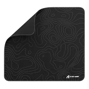 ATTACK SHARK CM02 Gaming Mouse Pad for Esports Speed Large Mouse mats for Desk Waterproof Surface Stitched Edges and Anti-Slip Rubber Base Size L Laminate 17.72” x 15.75” x 0.16” Gaming Mousepad