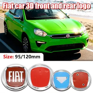 Fiat Car Engine Hood Trunk Emblem, Fits Punto/abarth/panda/ducato, Replacement Parts, 95mm/120mm, Ca Prop 65 Compliant
