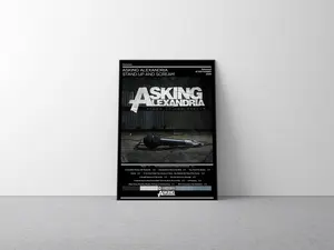 Asking Alexandria Stand Up and Scream Poster Rock Music Album Cover Artistic Wall Decor 4 Color Print Ornaments