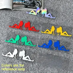 Angels And Demons Of Beauty: Creative Decorative, Reflective Scratch-resistant Waterproof Graphic Decal Stickers.