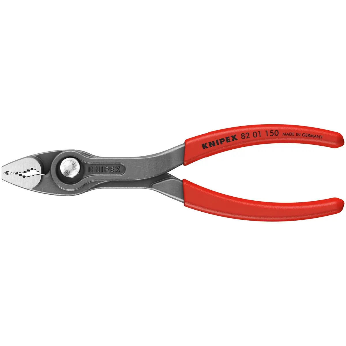 Knipex 6 in Twin Grip Combination Pliers, Chrome Vanadium Slim Head, Portable Repair Tool for Stripped Screws, Hiking / Light Outdoor, 6 Inches