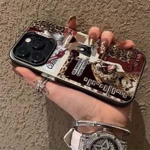 1 Retro Leopard Print Phone Case Suitable for Apple 15Promax Phone Case Iphone11/11Proamax/11Pro/12/12Pro/12Promax/13/13Pro/13Promax/14/14Pro/14Promax/15/15Promax/15Pro/16/16Pro/16Promax Protective Case