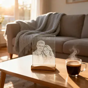 One-of-a-Kind Custom Glass HammerArt - Made From Your Photo | Perfect Holiday Gift for Family, Friends & LovedOnes | Memorable Personalized Keepsake I