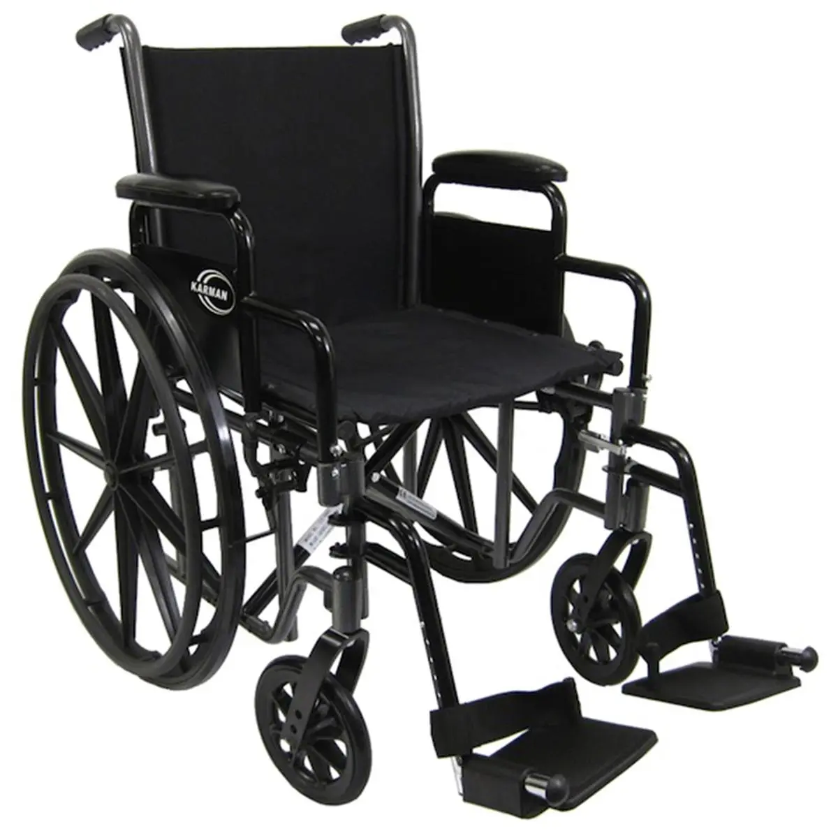 212 MAIN Deluxe Small Animal Wheelchair - Lightweight Steel Frame Pet Health Supply, 18 in. Height-Adjustable Nylon Seat, 36 lbs. Capacity, Removable Armrests, Elevating Legrests, Durable for Everyday Use
