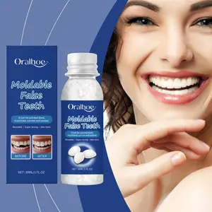 Solid Tooth Gel, Temporary Tooth Repair, Filling Cavities, Tooth Gap Filler, Denture Repair, Cosmetic Dental Glue