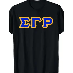 Sigma Gamma Rho Sorority Paraphernalia - Soft & Breathable 100 Cotton T-Shirt with Bold SGTP Design, Casual Crew Neck, Perfect for All Seasons, Ideal for Halloween & Christmas Events Fast shipping