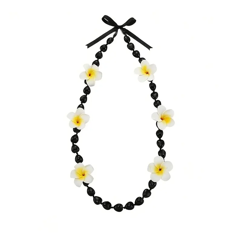 L123: Black with flowers