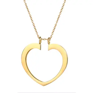 OIDEA Dainty Heart Shaped Necklace - Stainless Steel Heart Pendant, Adjustable Chain, Nurse-Focused Wedding Ring Holder, Ideal Wedding Gift Accessory, Dainty Necklace
