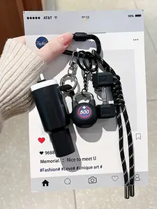 Sports Water Bottle Series Design, Fitness Exercise Accessories, Fashion Savior Keychain, Lightweight Keychain, Fitness Series Barbell Dumbbell Plate Exercise Water Pendant, Backpack Pendant, Suitable For Sports Boys And Girls, Men And Women Gifts