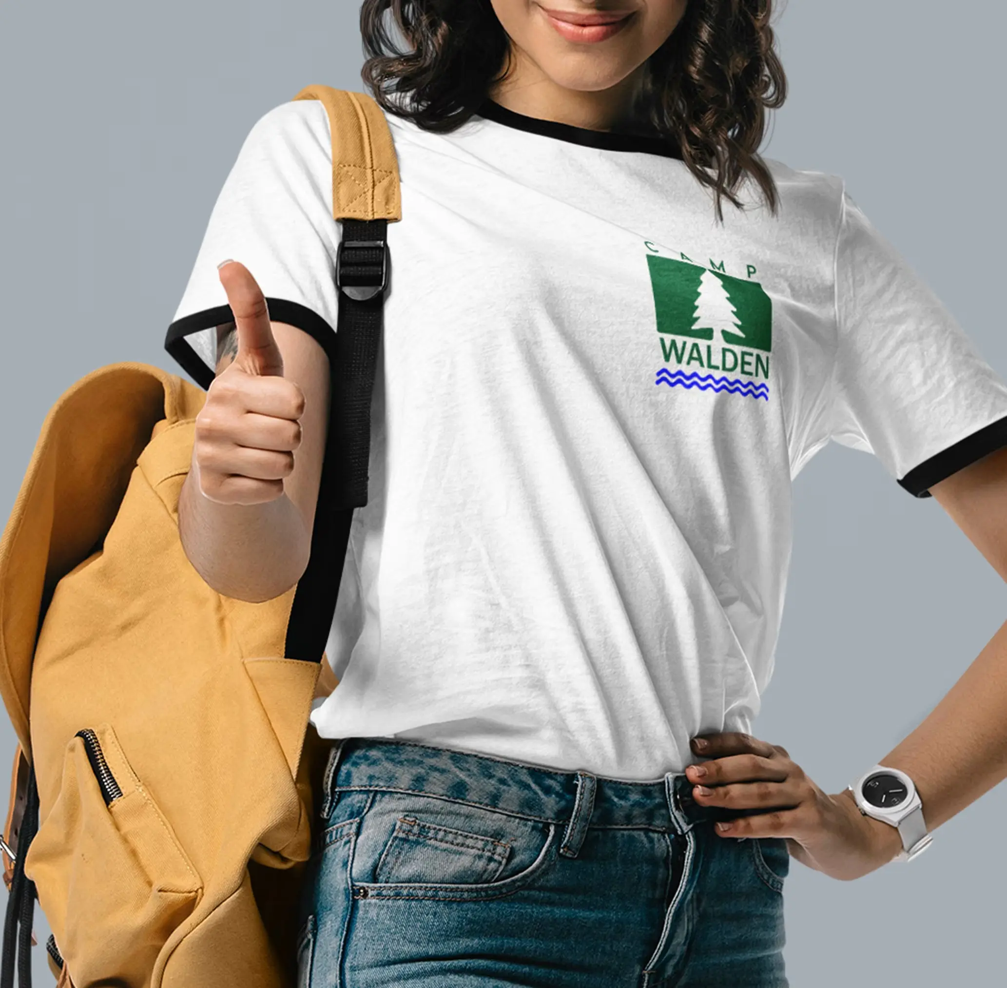 Camp Walden Unisex Ringer Shirt, Parent Trap Shirt, Halloween Shirt Summer Camp Shirt, Camping Costume Shirt, Outdoors Adventure Camp Shirt