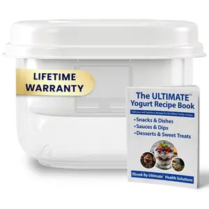 Yogurt Strainer Make Delicious High Protein Greek Yogurt 70% Less Sugar & Lactose Fine Mesh Nylon Greek Yogurt Maker 100% BPA-Free & Dishwasher Safe with Large 2.3 Quart Capacity