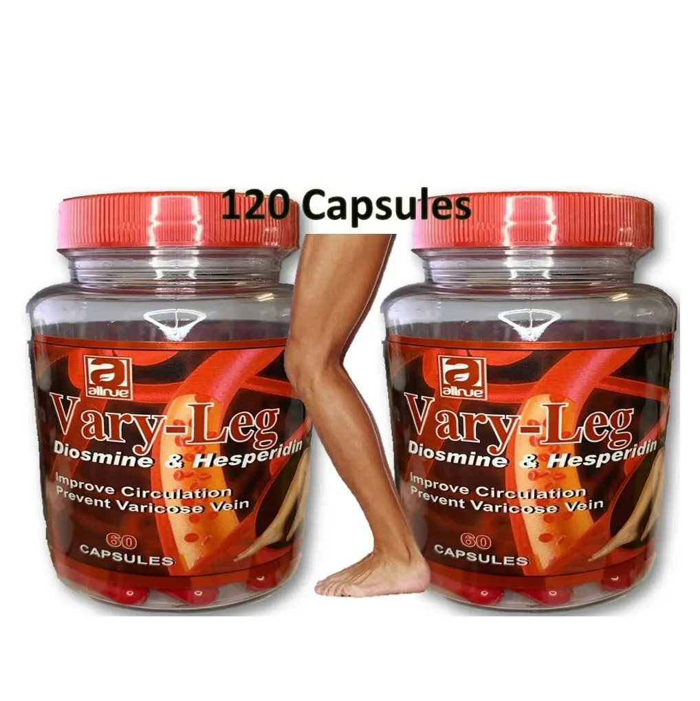 Nice vary Legs Diosmin Complex Vein Support with Hesperidin (DiosVein), 120 Caps