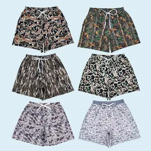 Adult man camouflage style summer swim trunks