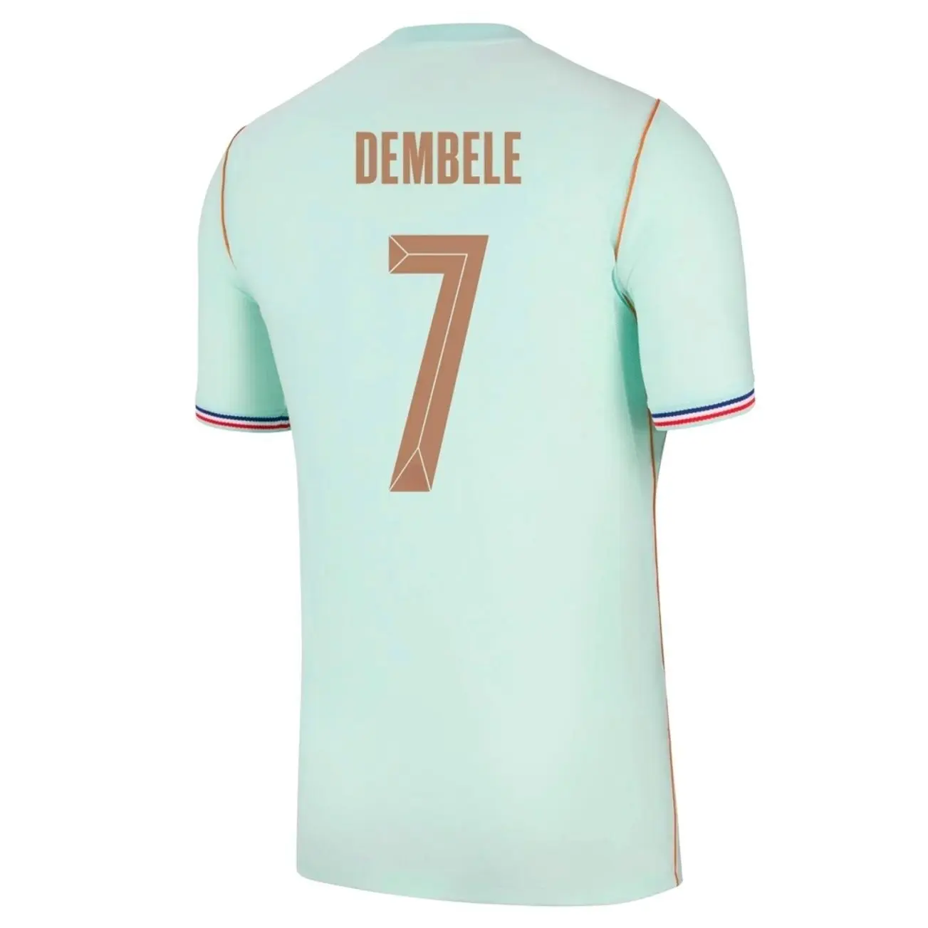 Unisex Soccer Mens Athletic Short Sleeve Football Shirt Sports Fan Training Top Breathable Lightweight Casual Streetwear Dembele 2026 Home Stadium Replica Jersey - Blue