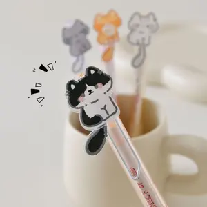 Cute Cat Design Mechanical Pencil, 0.5mm Lead, Smooth Writing, Non-Slip Grip, Ideal for Exams, Fun and Adorable Stationery, Cute Pens, Aesthetic Pens, Cute Office Pen