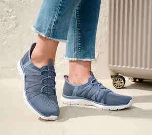 Skechers Slip-ins Virtue Washable Mesh Sneakers - Coral Bliss
