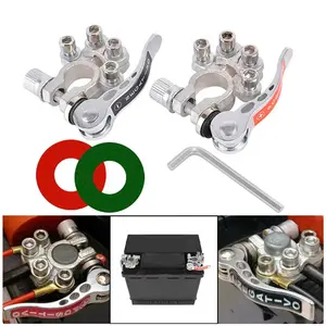 Battery Terminal Connector for Cars Trucks Boats, Quick Release Column Type Battery Terminals, Fast Release Cable End Clamp, Car Accessories