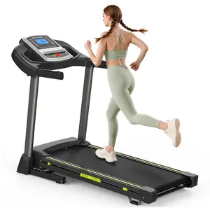 3.5 HP Portable Foldable Treadmill with Handles 4% Slope Home Walking Running Treadmill 0.5-7.5 MPH 330 Lb Weight Capacity Silicone Smooth Soap Washer Adjustable Bottles