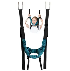 Cervical Traction Tool, Over-the-Door Physical Therapy Device for Tension & Pain Relief, Vertebrae Disk Herniation Support, Portable for Home & Office Use (Adults)