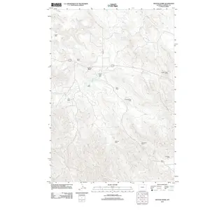 Spotted Horse Wyoming USGS Topographic Quadrangle Map, 2012, 1:24000