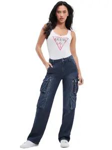 GUESS Female Kori Denim Cargo Jeans