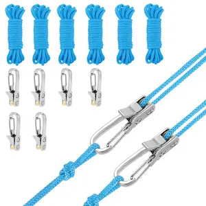 Retractable Buckle Rope-Adjustable Ropes 2026 New Rope Roller with Accessory Cord - Easy Secure Tie Down for Outdoor, Marine Rope,Camping,and Boating Guy Lines ,Truck Stuff ,Tools Gadgets,Car Essentials