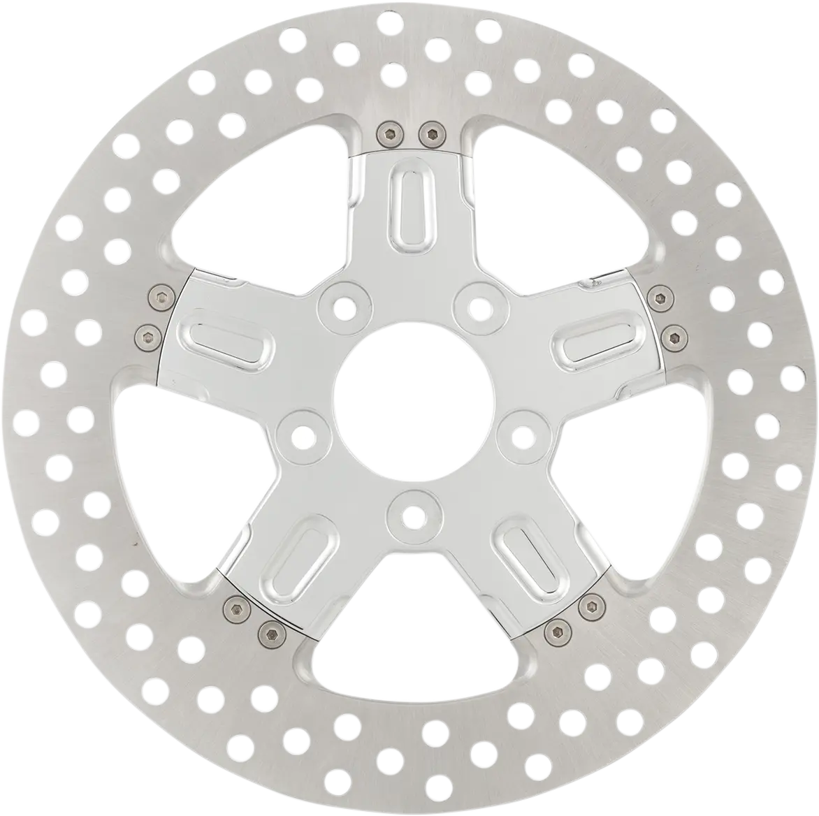 PERFORMANCE MACHINE (PM) Two-Piece Rear Brake Rotor - Formula - Chrome - 11.8" - '08-'19