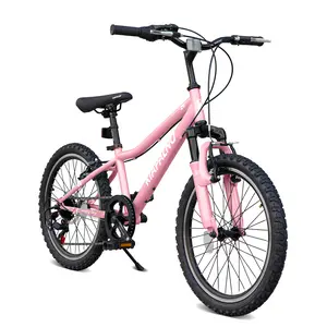 20 Inch Mountain Bike, 7-Speed Adult Dual-Suspension Mountain Bicycle with Sturdy Steel Frame, Excellent Twist Shifting, Dual Handbrake & Adjustable Seat for Men Women