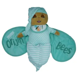 Orijin Bees Nu'Bees Plush Baby Dolls - Mint Soft Plush Promotes Role Play