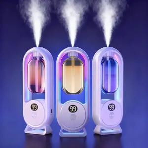Home Aromatherapy Mist Maker with Dual Aromatherapy Function, Includes 3 Essential Oils, Timer-Controlled Automatic Spray with 5 Spray Modes, USB Charging, Long Battery Life for Multi-Scene Use Aromatherapy Diffusers