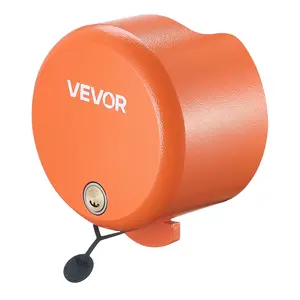 VEVOR Trailer Lock, Fits 1-7/8, 2 & 2-5/16-Inch Straight Tongue Ball Couplers, Heavy Duty Hitch Lock with 4 Keys Secures Security Chains, Anti-Theft RV Trailer Locks for RV, Trailer, Boat