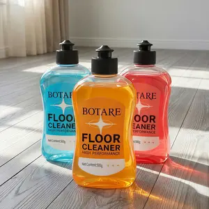 BOTARE Floor Cleaner Enzyme-Powered Deep Clean Quick-Dry Pet/Kid-Safe 17.6 Fl Oz for All Floors Scented Long Lasting Cleaner