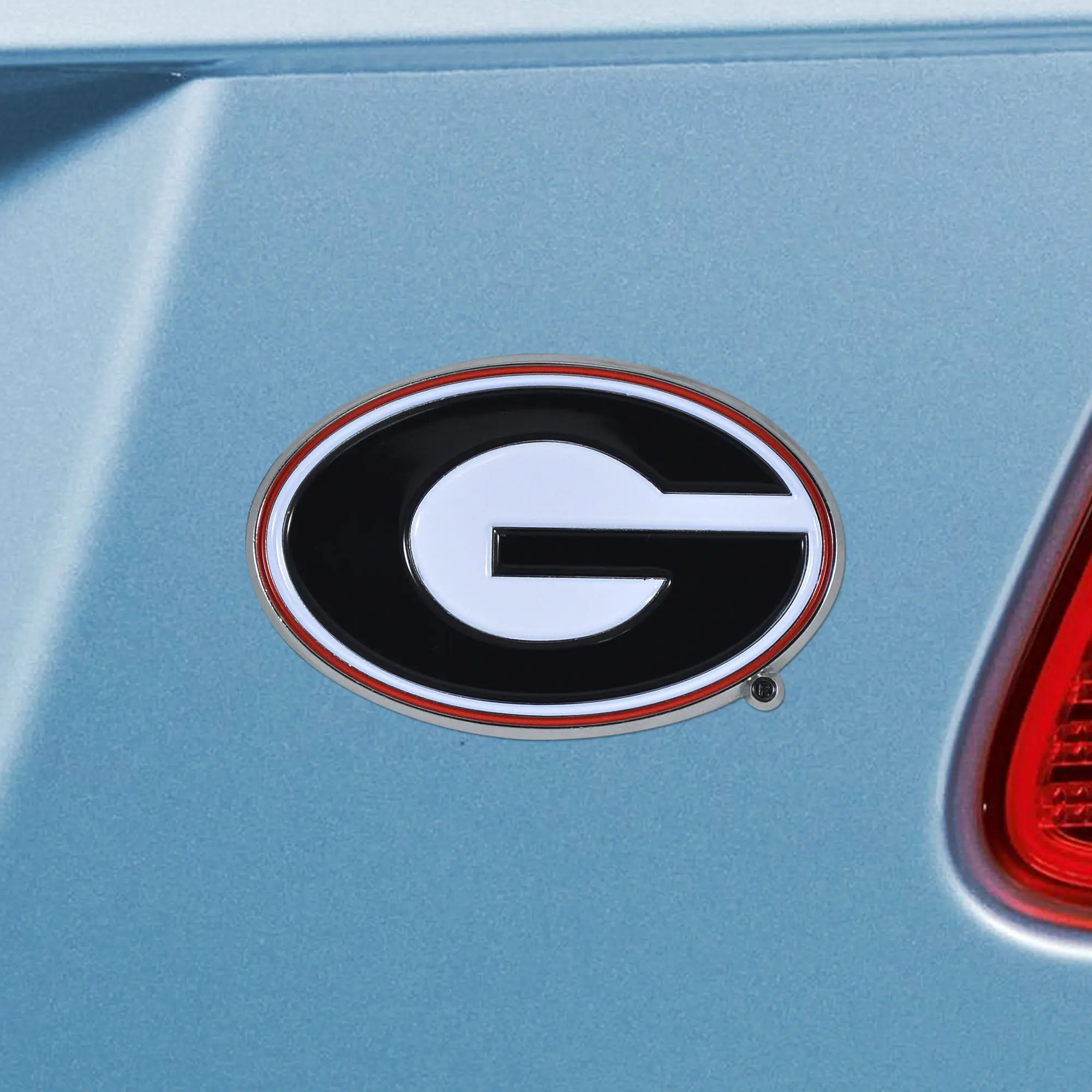 Georgia Bulldogs Color Chrome Auto Emblem