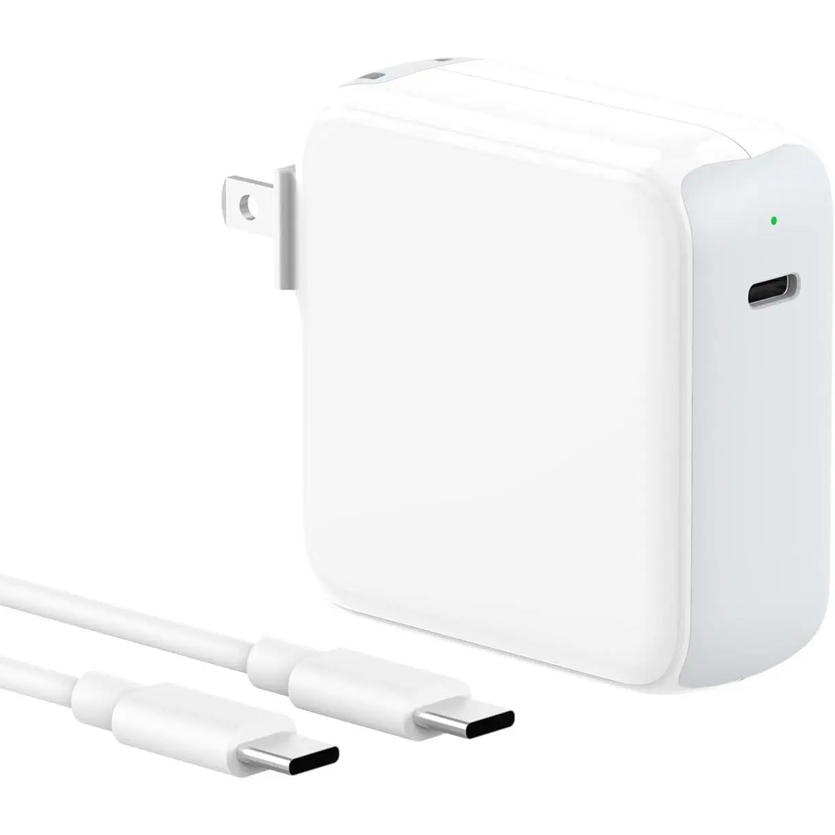 Charger for MacBook Air MacBook Pro 13 14 15 16 inch 2025 2024 2023 2022 2021 2020, M1 M2 M3 M4 Laptop 70W USB C Power Adapter, iPad, LED, 6.6FT USB-C ,  as Fast as  Quality