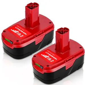 2 Pack Upgraded 6.0Ah DieHard C3 Compatible with Craftsman 19.2 Volt Battery  Lithium ion 315.115410 315.11485 130279005 1323903 120235021 11375 11376 Cordless Tools Heavy Duty