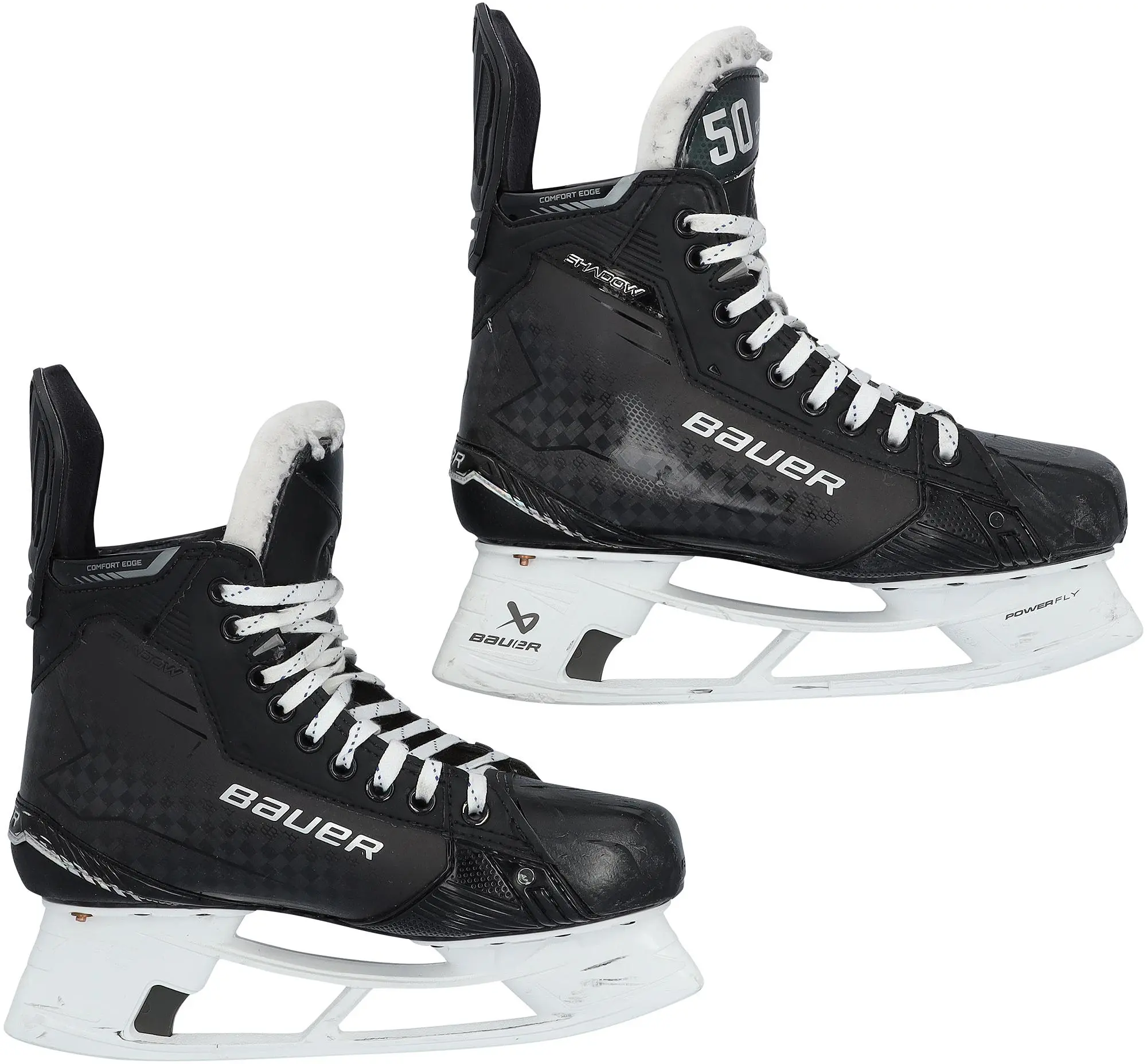 Sean Durzi Utah Mammoth Game-Used Black Bauer Skates from the 2025-26 NHL Season - Fanatics Authentic Certified