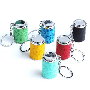 Mini Coin Bank 2-in-1 Fidget Stress Relief & Portable Coin Storage Loose Change Holder Secure Snap Closure Keychain Perfect for Daily Carry Satisfying Coin Drop Feel Piggy Bank