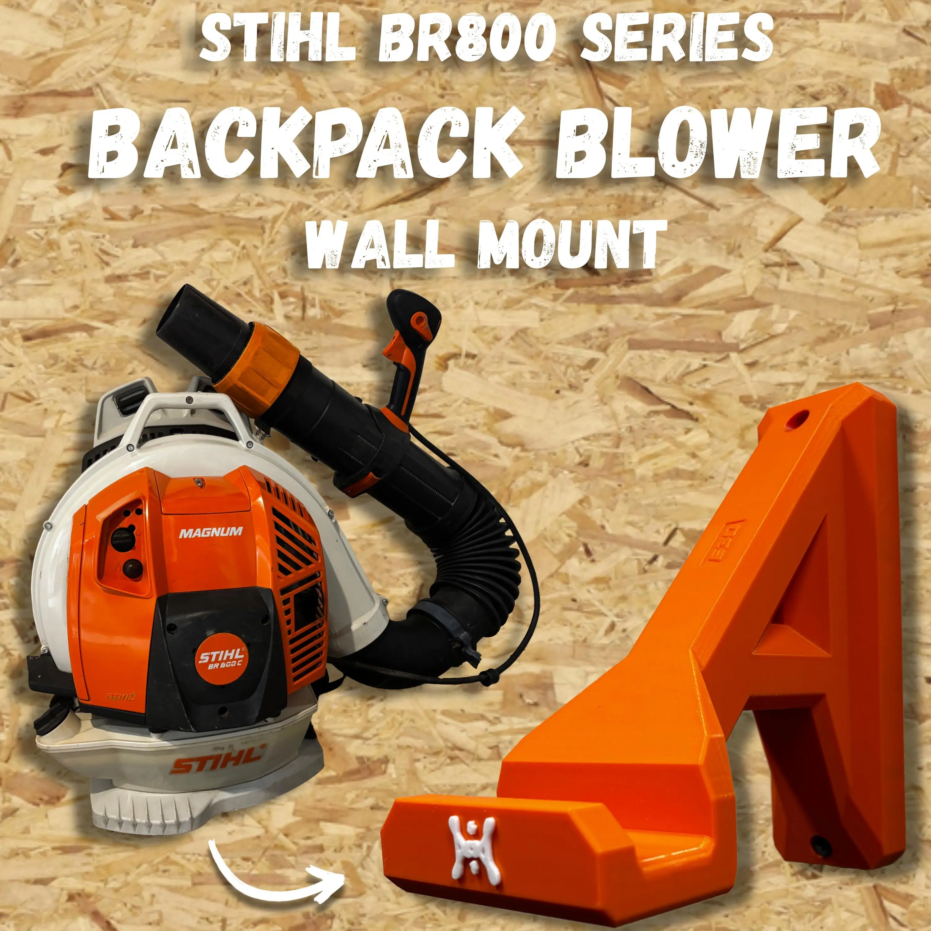 Wall Mount Hanger for STIHL BR800 Series Backpack Blower