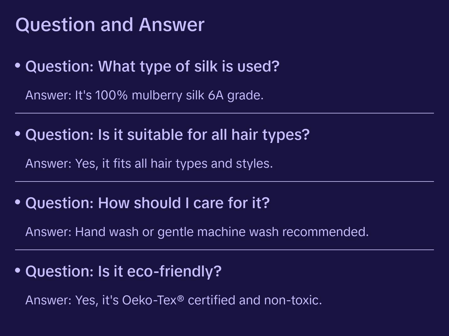 100% Pure Silk Hair Scrunchie- Skinny 1.5CM