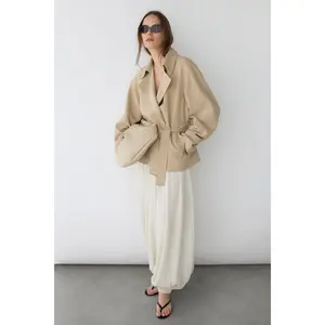 SHORT OVERSIZED TRENCH COAT