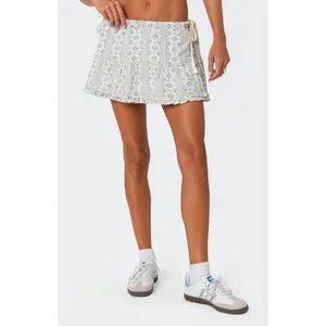 Edikted Women's Dita Tiered Mini Skirt - Multicolor